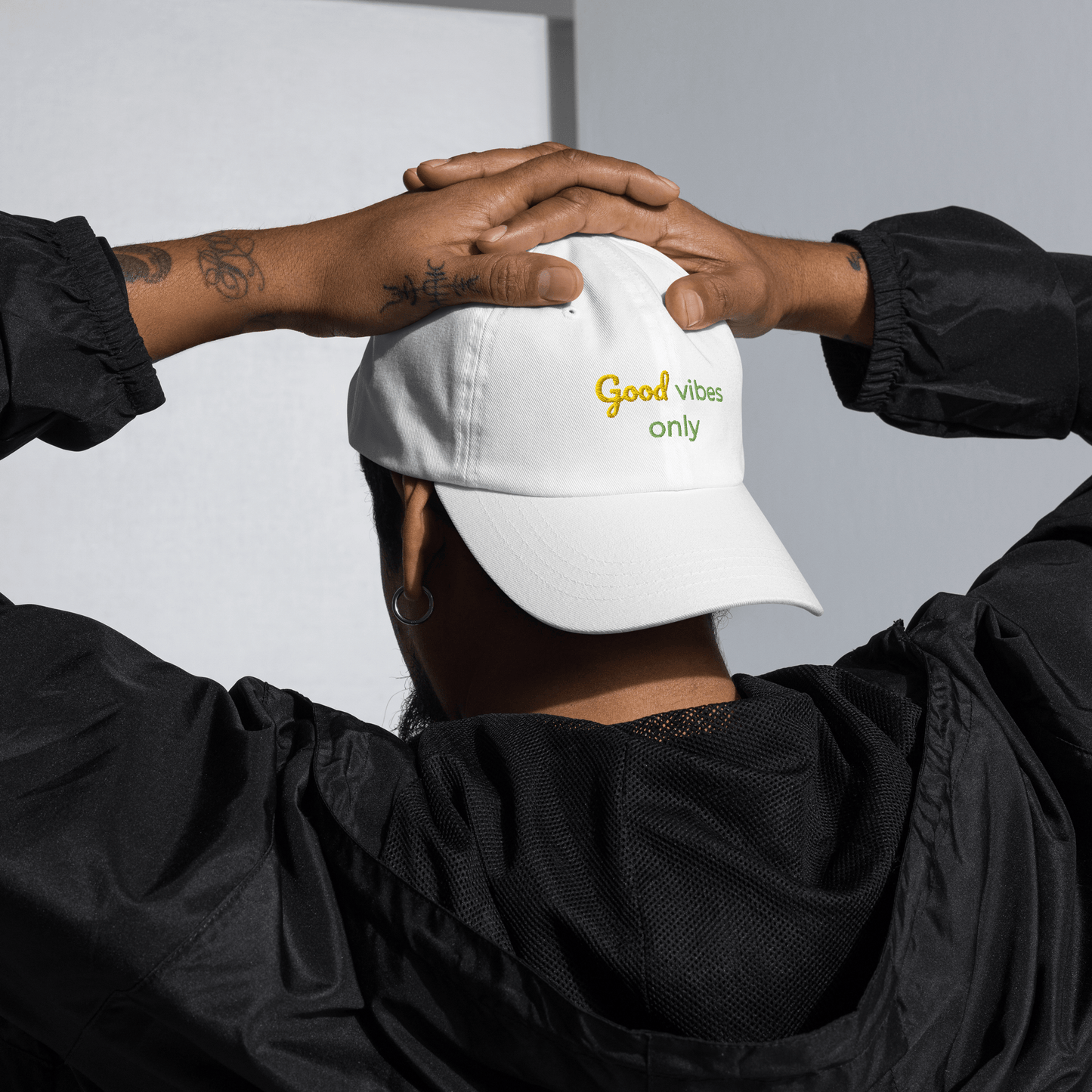 GOOD vibes only Dad hat-Olettop
