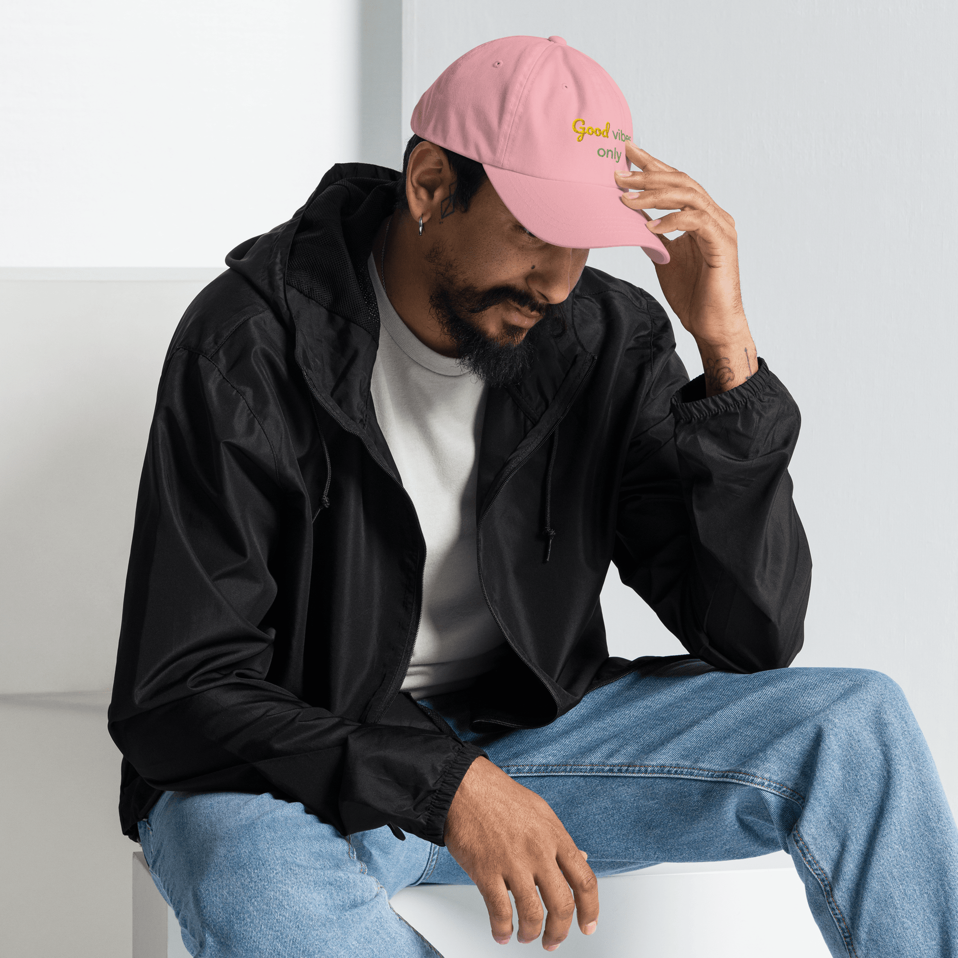 GOOD vibes only Dad hat-Olettop